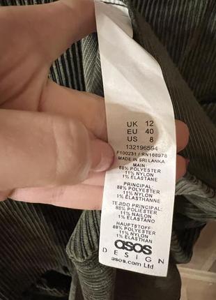 Новое! вельветовое платье футболка asos8 фото