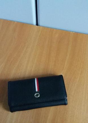 Кожаный вместительный женский кошелек под gucci5 фото