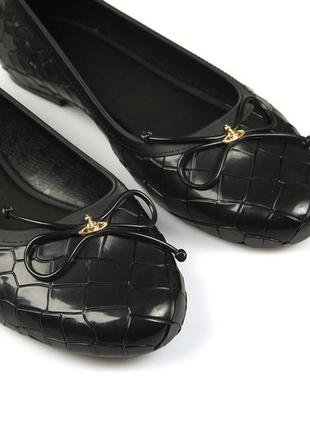 Стильні туфлі балетки vivienne westwood melissa