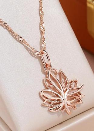 Ланцюжок+підвіска ( медичне золото з пробою 585)