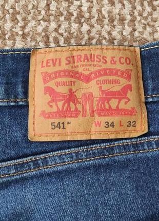 Levi's 541 джинсы athletic tapered fit оригинал (w36 l32)4 фото