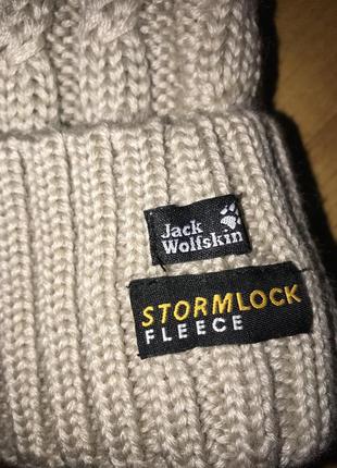 Jack wolfskin stormlock fleece-тепла шапка unisex! one size2 фото