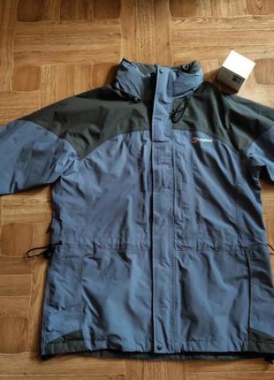 Куртка вітровка berghaus gore-tex gr/bl