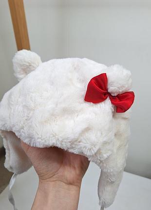 Милая, мягкая шапочка hm для девочки 6-12 мес
