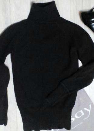 Темно коричневый свитер zara1 фото