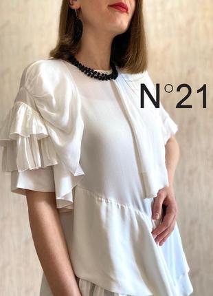 Дизайнерская шелковая блуза от n°21