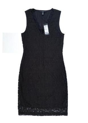 Черное кружевное платье vero moda jade, m5 фото