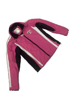 Куртка рожева зимова горнолижна1 фото