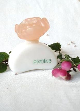 Винтажная миниатюра pivoine от yves rocher, 7,5 мл, туалетная вода