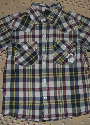 Рубашка мальчику тениска 3 - 4 года