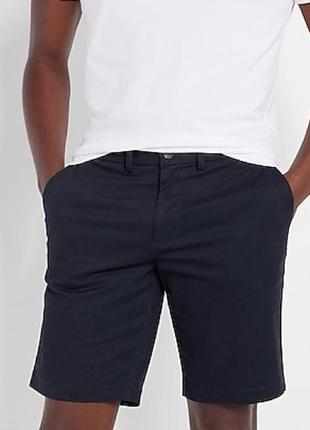 Оригінальні темно сині класичні шорти croft & barrow великого розміру 56-58