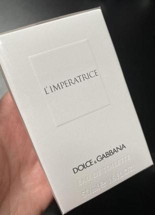 Dolce&amp;gabbana № 3 limperatrice  50ml (оригінал)2 фото