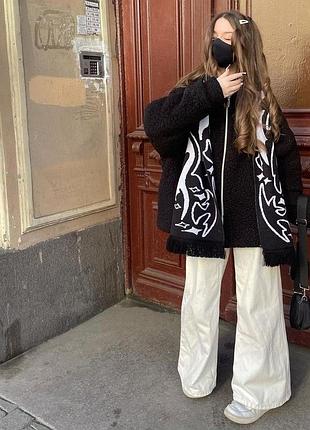 Зимний шарф униаекс в аниме стиля и y2k, готический, дрилл,kpop