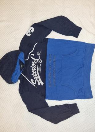 Кофта чоловіча, худі з капішоном, нова, розмір м, на байці бавовна