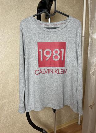 Кофта реглан лонгслив calvin klein р. s-m