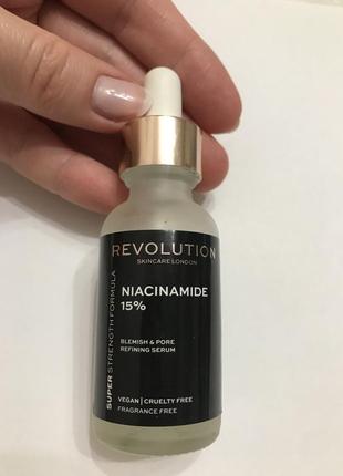 Сыворотка для лица с ниацинамидом revolution niacinamide 15