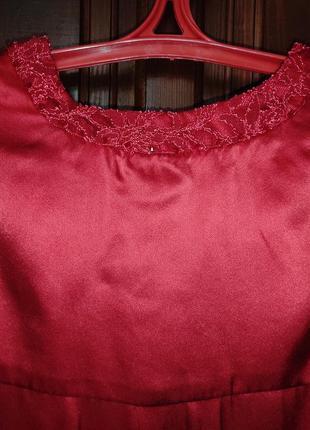 Блуза красная5 фото