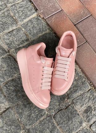 Кросівки alexander mcqueen pink кросівки