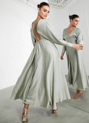 Атласное платье премиум коллекции