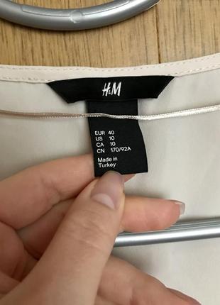 Топ-майка бежевая h&m4 фото