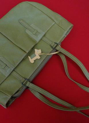 Сумка radley london olive оригінал натур шкіра1 фото