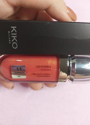 Kiko milano 3d hydra lipgloss смягчающий блеск для губ с эффектом 3d
 11