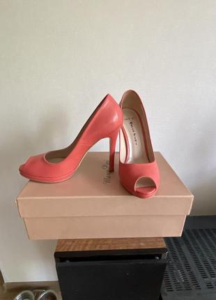Туфлі жіночі, marco pini рожево коралові1 фото
