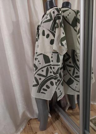 Удлинённая рубашка 👕, туника большого размера3 фото
