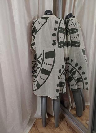 Удлинённая рубашка 👕, туника большого размера4 фото