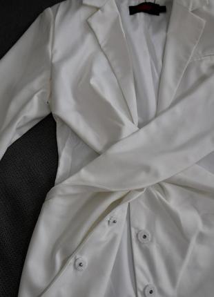 Платье пиджако белое от misspap5 фото