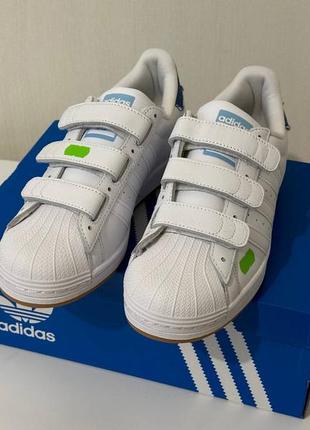 Женские кроссовки adidas superstar x ksenia schnaider, суперзвезда2 фото