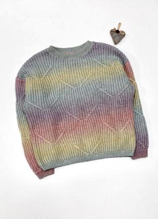 Кофта, свитер с шерстью f&amp;f 7-8 лет