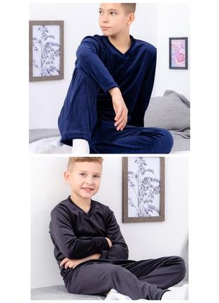 Плюшева велюрова піжама, костюм велюровий для дому підлітковий, плюшевая велюровая пижама, комплект для дома1 фото