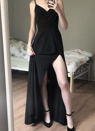 Чорна випускна сукня2 фото