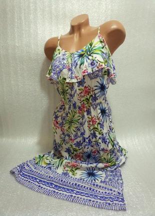 Платье сарафан цветочный6 фото