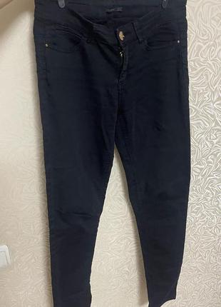 Черные брюки леггинсы скинни брюки джинсы4 фото