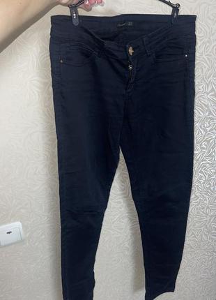Черные брюки леггинсы скинни брюки джинсы3 фото