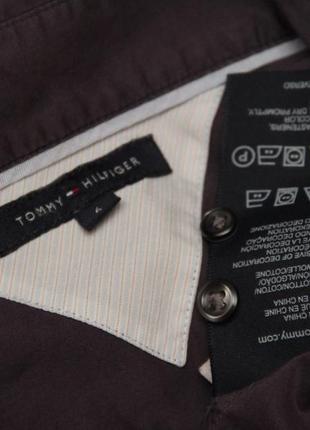 Tommy hilfiger рр m (6) рубашка из хлопка, плиссировка3 фото