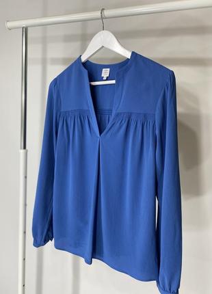 Синя блуза , рубашка4 фото