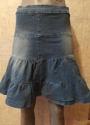 Юбка джинсовая