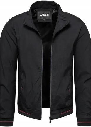 Чоловіча куртка recea з каптуром чорна, l3 фото