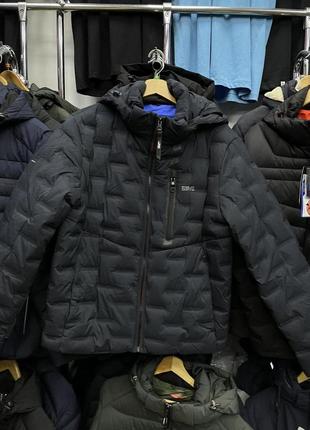 Чоловіча тепла зимова куртка black vinyl, чоловічі куртки зимові. пуховик чоловічий зима. чоловічий одяг