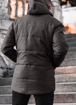 Куртка зимняя мужская, качественная теплая парка2 фото