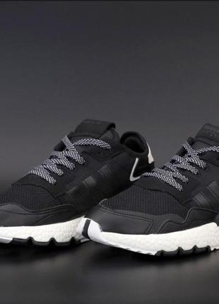 Чоловічі кросівки adidas nite jogger black 🖤 / smb5 фото