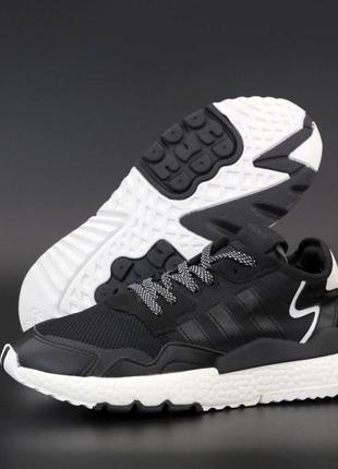 Чоловічі кросівки adidas nite jogger black 🖤 / smb