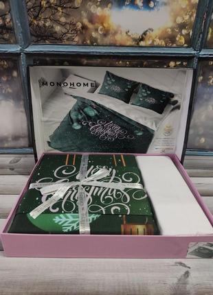 Постіль постільна білизна новорічна різдвяна зимова