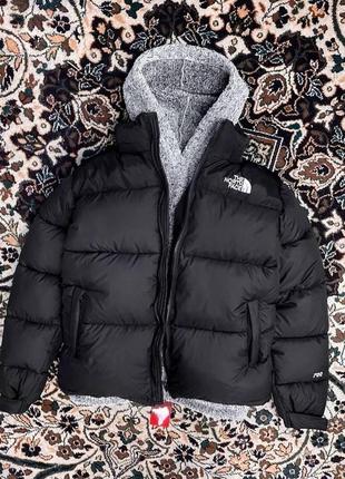Розпродаж! зимовий пуховик the north face 700 1996 retro nuptse jacket black