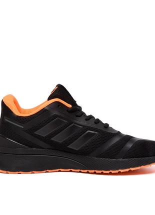 Чоловічі кросівки сітка adidas (адідас) black, чоловічі туфлі, кеди чорні, чоловіче взуття3 фото