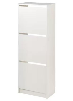 Тумба для обуви bissa 49x28x135 cm ikea 105.302.59