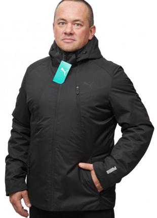 Чоловіча спортивна куртка puma/mercedes/amg (puma-2211-2), куртки чоловічі весна осінь пума. чоловічий одяг